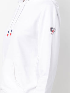bluza z kapturem z nadrukiem z bawełny
