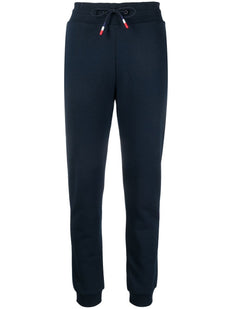 logo-print fleece track pants