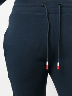 logo-print fleece track pants