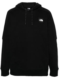 bluza z kapturem z bawełny z gumowanym logo