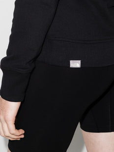 bluza z kapturem i ściągaczem z nadrukowanym logo