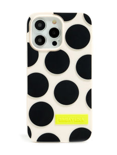 etui z nadrukiem w kropki na iPhone'a 14 Pro Max