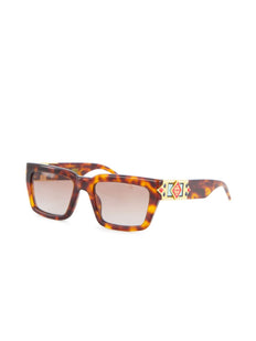 tortoiseshell square-frame sunglasses