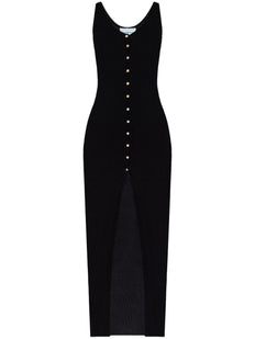 ribbed-knit maxi dress
