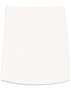 Column Stitch mini skirt