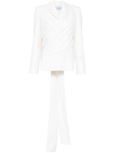 virgin wool wrap tuxedo