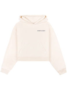 H&W Club cropped cotton hoodie