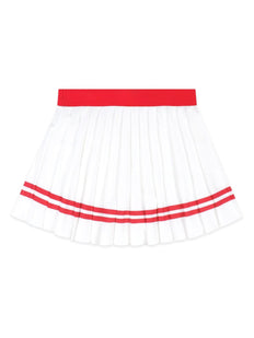 Serif pleated skirts