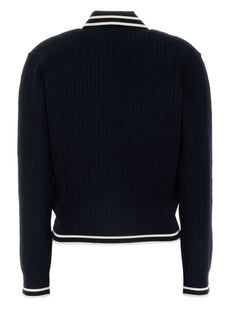 logo-embroidered polo top