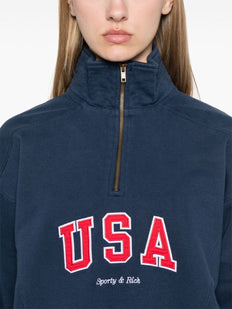 embroidered-motif sweatshirt