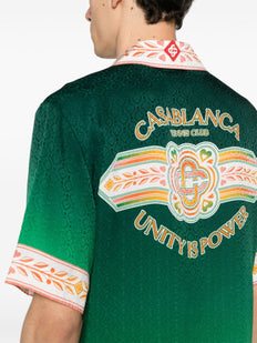 Unity Is Power silk shirt