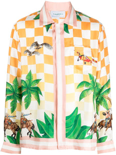 Tennis Club silk shirt
