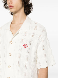 Wavy Gradient crochet shirt