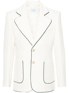 Tennis single-breasted blazer