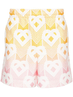 terrycloth-effect shorts