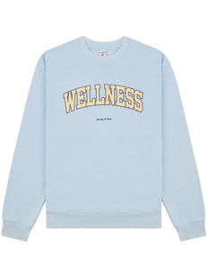 Bluza bawełniana z okrągłym dekoltem Wellness