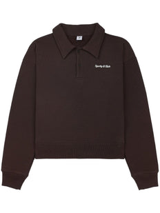 logo-embroidered cotton polo shirt