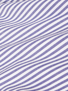 SRC logo-embroidered striped shirt