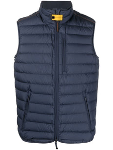 quilted down-padded gilet
